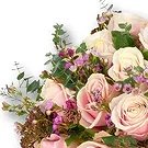 An-Najadah blomster- Delikat rosa rosebukett Blomsterarrangementer bukett