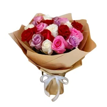 kenya Online Florist - Pastellrosor bukett Bukett
