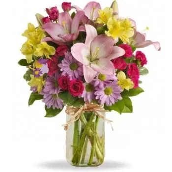 بائع زهور ميلان- الزهور لإرسالها لعيد ميلاد