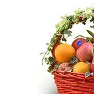 Buangkok flowers  -  Floral Decorated Fruit Basket Flower Bouquet/Arrangement