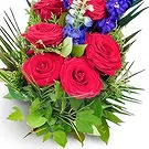 Barcelona flowers  -  Graceful Red Serenity Flower Bouquet/Arrangement