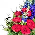 Barcelona flowers  -  Graceful Red Serenity Flower Bouquet/Arrangement