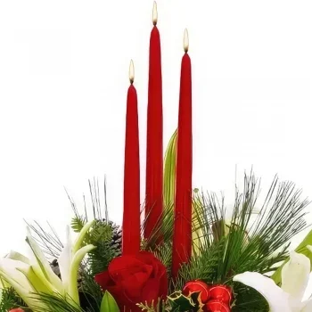 Γκντανσκ λουλούδια- Εορταστική Δόξα Μπουκέτο/ρύθμιση λουλουδιών