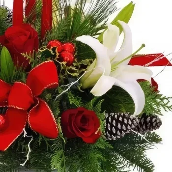 Γκντανσκ λουλούδια- Εορταστική Δόξα Μπουκέτο/ρύθμιση λουλουδιών