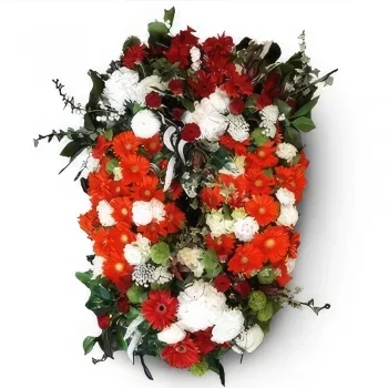 Cascais Blumen Florist- Drücken Sie Ihre Trauer aus Bouquet/Blumenschmuck