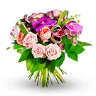 St. Maarten flowers  -  Bouquet of mixed pink flowers Flower Bouquet/Arrangement