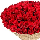 Oman flowers  -  100 Red Roses Bouquet Flower Bouquet/Arrangement