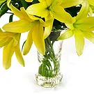 Italië bloemen bloemist- Boeket gele lelies Boeket/bloemstuk