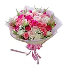 Kenya flowers  -  Soft Serenity Flower Bouquet/Arrangement