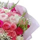 Kenya flowers  -  Soft Serenity Flower Bouquet/Arrangement