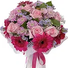 Greece flowers  -  PINK LOVE  Flower Bouquet/Arrangement
