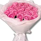 Garhoud flowers  -  Elegant Pink Roses Bouquet Flower Bouquet/Arrangement