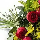 Santa Maria flowers  -  Special Bouquet of 15 Red Roses and Foliage Flower Bouquet/Arrangement
