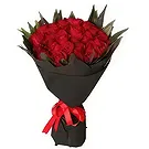 Ad Dilam blomster- 50 røde roser Blomsterarrangementer bukett