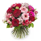 fiorista fiori di Firenze- Bouquet di fidanzamento con rose e gerbere Bouquet floreale