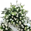 Cala Llonga flowers  -  Serenity Tribute Crown Flower Bouquet/Arrangement