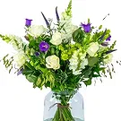 Zande blommor- Kondoleansbukett Bukett/blomsterarrangemang