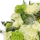 An-Najadah blomster- Elegant hvit blomsterbukett Blomsterarrangementer bukett
