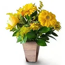 Chile flowers  -  Yellow Field Flowers Arrangement Flower Bouquet/Arrangement