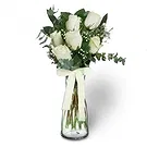 Cala Llonga flowers  -  Ethereal Snowfall Bouquet Flower Bouquet/Arrangement