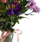 fleuriste fleurs de Jette- Lisianthus Bouquet/Arrangement floral