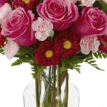 flores de Marselha- Buquê surpresa florista rosa e vermelha Bouquet/arranjo de flor