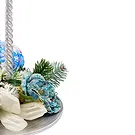 Italy flowers  -  White Christmas Centerpiece Flower Bouquet/Arrangement