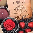 Garhoud flowers  -  Love Everlasting Gift Box Flower Bouquet/Arrangement