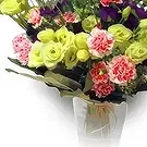 Powidz blomster- Bursdagsbukett Blomsterarrangementer bukett