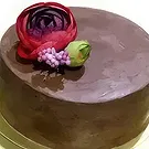 Tarut Blumen Florist- Belgischer Schokoladenkuchen Bouquet/Blumenschmuck