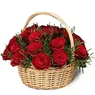 Budapest flowers  -  LITTLE RED RIDING HOOD'S BASKET - FLOWER BASK Flower Bouquet/Arrangement
