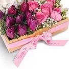 Ghadeer al tair flowers  -  Eye-Catching Floral Tray Flower Bouquet/Arrangement