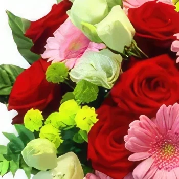 Krakkó-virágok- Gerberas Love Virágkötészeti csokor