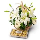 Douglas Blumen Florist- Weiße Kombination Bouquet/Blumenschmuck