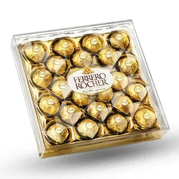 Grecia flori- Cutie Ferrero Rocher  Floare Livrare