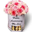 Buangkok flowers  -  Stylish Box Flower Bouquet/Arrangement