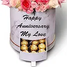 Buangkok flowers  -  Stylish Box Flower Bouquet/Arrangement