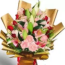 Asipulo flowers  -  Asiatic Pink  Flower Bouquet/Arrangement