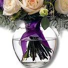 Geneva flowers  -  Rustic Elegance Purple Flower Bouquet/Arrangement