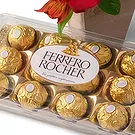 flores de Uberlândia- Arranjo de Flores Vermelhas Mistas e Chocolat Bouquet/arranjo de flor