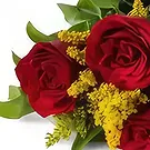 Santa Maria flowers  -  Arrangement of 3 Red Roses Flower Bouquet/Arrangement