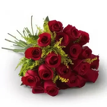 Salvador blomster- Bukett med 20 røde roser Blomsterarrangementer bukett