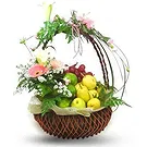 Spuž blomster- Friske blomster frugtkurv Blomst buket/Arrangement