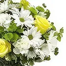 Ad Dilam blomster- Blandede blomster i vase Blomsterarrangementer bukett