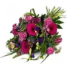 Amsterdam blomster- Begravelsesbukett i rosa toner Blomsterarrangementer bukett
