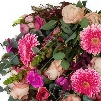 fleuriste fleurs de Almere- Bouquet funéraire simple rose Bouquet/Arrangement floral