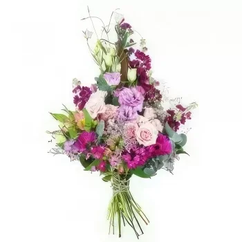 fiorista fiori di bordò- Ghirlanda a mano Gaia Bouquet floreale