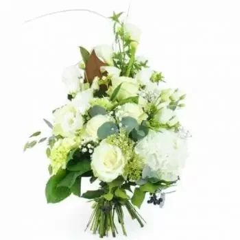 Bordeaux flowers  -  Wreath in hand Morpheus Flower Delivery