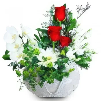 Cascais Blumen Florist- Glaube und Liebe Bouquet/Blumenschmuck