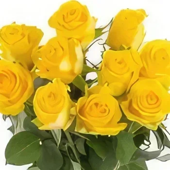 Hannover kvety- Zlaté srdce Aranžovanie kytice